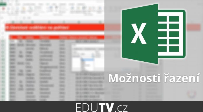 Řazení dat v Excelu | EduTV
