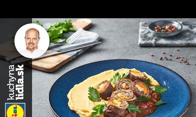 Hrachová kaša s hovädzou roštenkou na víne