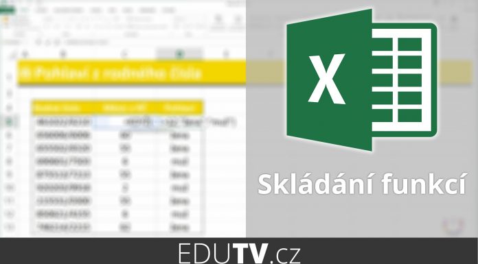 Jak skládat funkce v Excelu? | EduTV