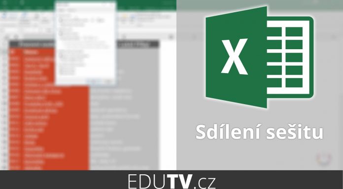 Sdílení sešitu Excelu | EduTV