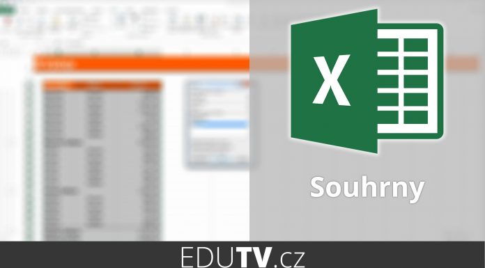 K čemu slouží souhrn v Excelu? | EduTV
