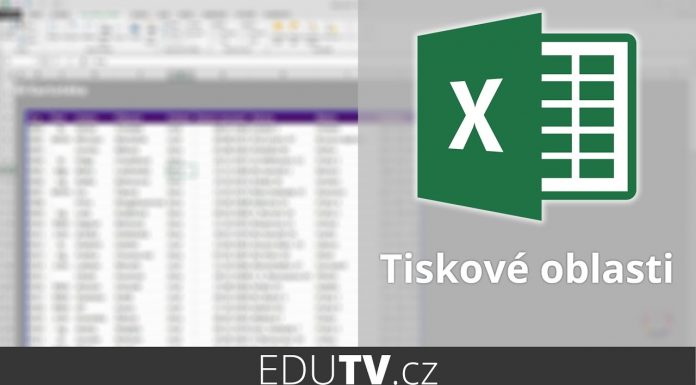 Oblast tisku a další nastavení tisku v Excelu | EduTV