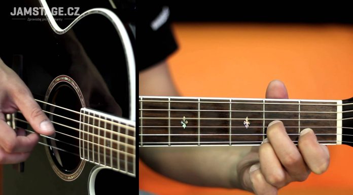 Začíname s akustickou gitarou – fingerstyle 2 – 1.diel (Anděl, Pramínek vlasů)