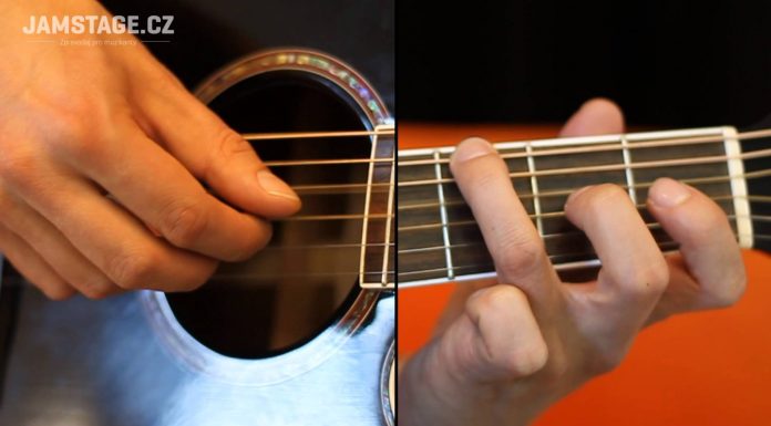 Začíname s akustickou gitarou – Hra prstami (fingerstyle) – 4. diel