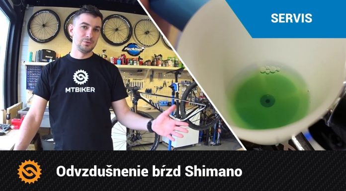 Odvzdušnenie bŕzd Shimano