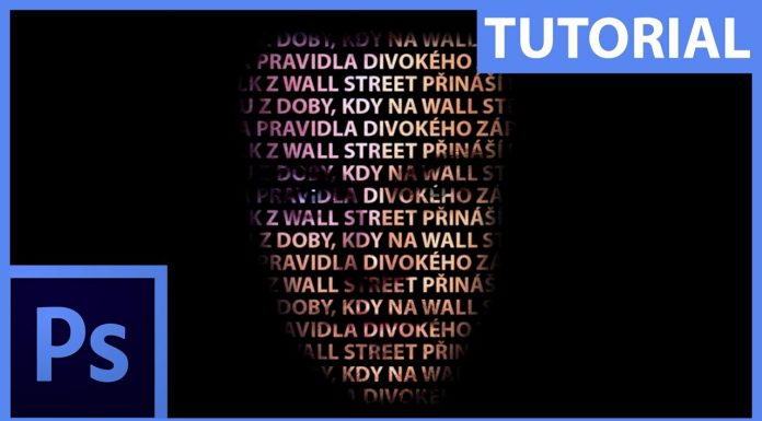Jednoduchý efekt s textem a maskou – Photoshop CZ Tutorial