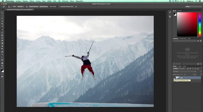 Rychlé vymazání a přesun objektu spojeného s pozadím – Photoshop CZ tutorial