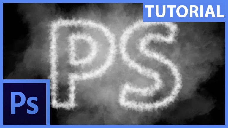 SMOKE BACKGROUND and SMOKE TEXT – Photoshop Tutorial