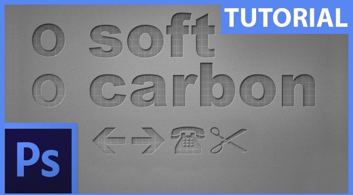 Efekt vytlačené písmo do jakéhokoli povrchu – Photoshop CZ tutorial