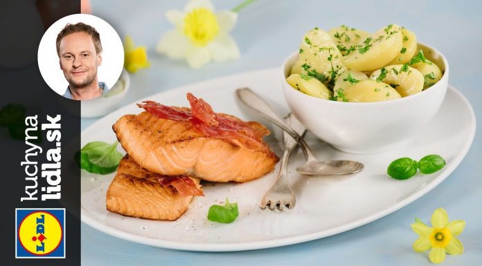 Losos s prosciuttom a bazalkovou omáčkou – Marcel Ihnačák – recepty kuchynalidla.sk