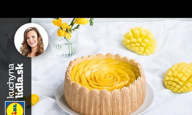Piškótová torta s mangom – Veronika Bušová – recepty kuchynalidla.sk