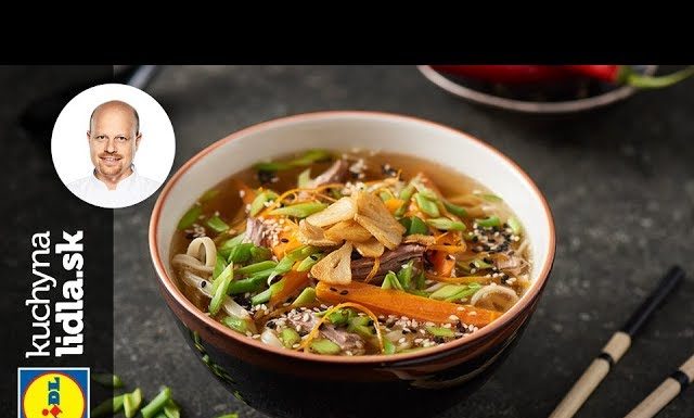 Ázijská kačacia polievka s rezancami a zázvorom – Roman Paulus – recepty kuchynalidla.sk