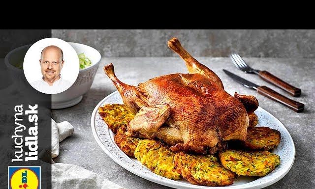 Zeleninové placky s pečenou kačkou – Roman Paulus – recepty kuchynalidla.sk