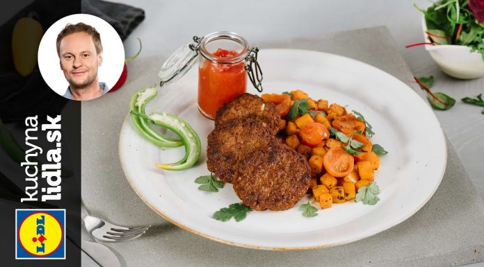 Fašírky s batatmi, koriandrom a pikantnou omáčkou – Marcel Ihnačák – recepty kuchynalidla.sk