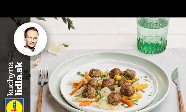 Mäsové guľky s gorgonzolovou omáčkou – Marcel Ihnačák – recepty kuchynalidla.sk