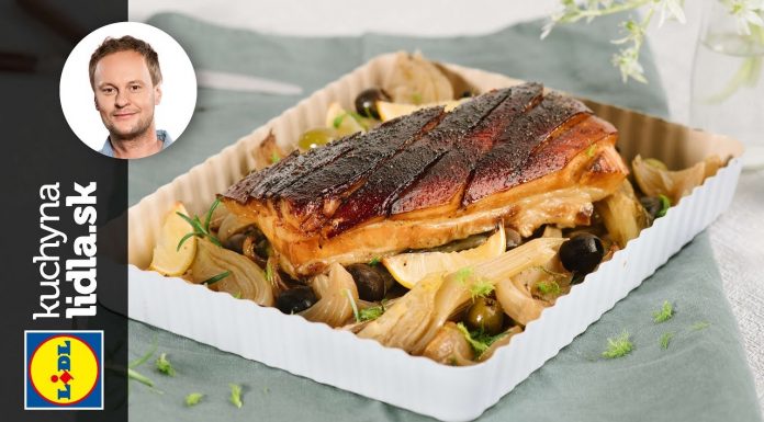 Pečený bravčový bôčik s citrónom, feniklom a olivami – Marcel Ihnačák – recepty kuchynalidla.sk