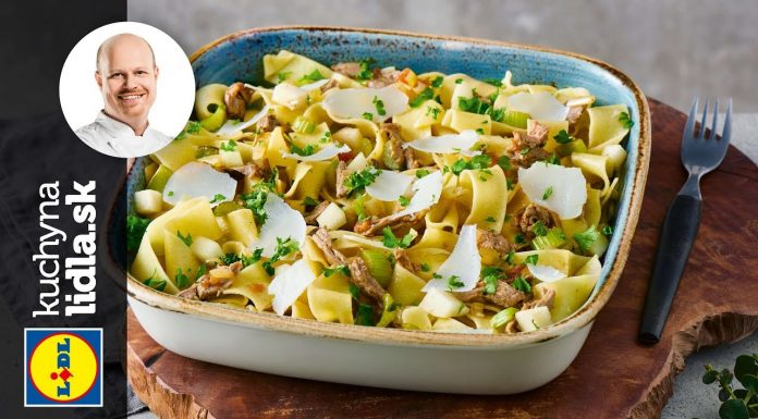 Tagliatelle s hruškou a kačacím mäsom – Roman Paulus – recepty kuchynalidla.sk