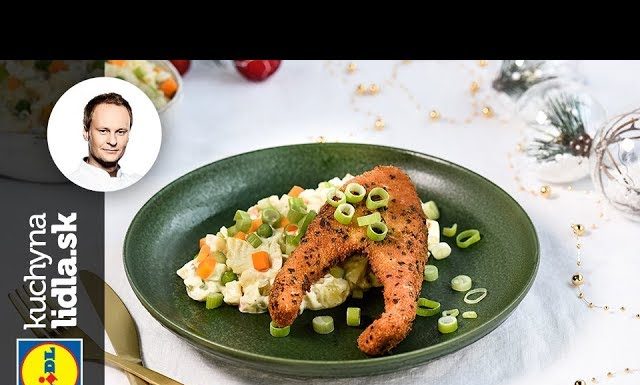 Vyprážaný kapor so zemiakovým šalátom – Marcel Ihnačák – recepty kuchynalidla.sk