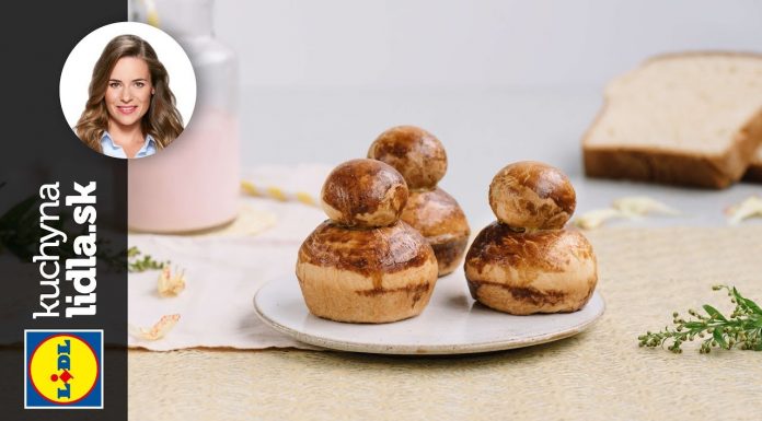 Briošky s vanilkovým krémom – Veronika Bušová – recepty kuchynalidla.sk