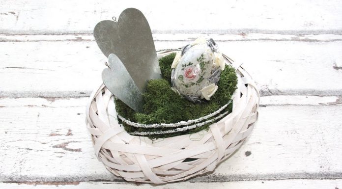 Veľkonočné vajíčko vyrobené krakelovaním – tutorial DIY