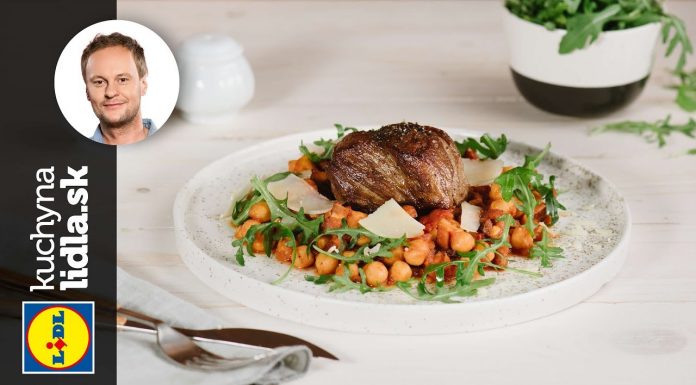 Steak s cícerom, rukolou a parmezánom – Marcel Ihnačák – recepty kuchynalidla.sk