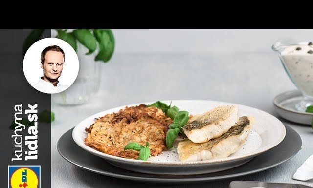 Zemiakové placky (rösti) so zubáčom na masle – Marcel Ihnačák – recepty kuchynalidla.sk