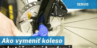 Ako vymeniť koleso s kotúčovými brzdami a pevnými oskami?