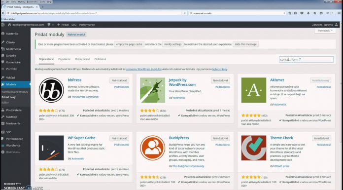 Čo sú moduly a ako ich používať – WordPress Návody 13