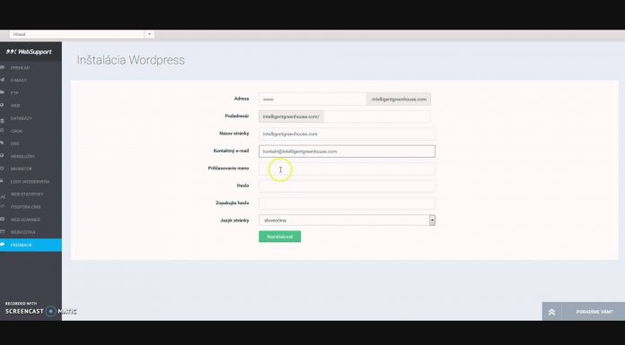 WordPress Inštalácia – WordPress Návody 02