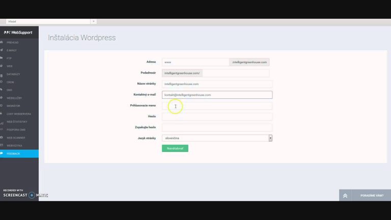 WordPress Inštalácia – WordPress Návody 02