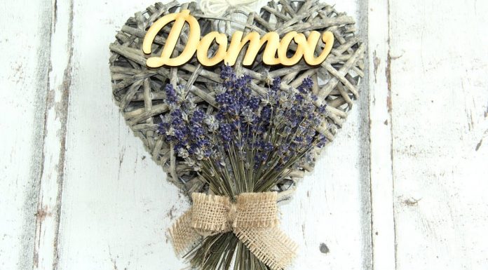 Vytvorte si voňavé srdce s levanduľou – DIY tutorial