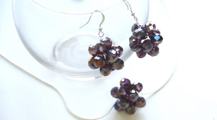 DIY návod na trblietavé náušnice