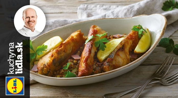 Kapor v cestíčku so šošovicovým šalátom – Roman Paulus – recepty kuchynalidla.sk