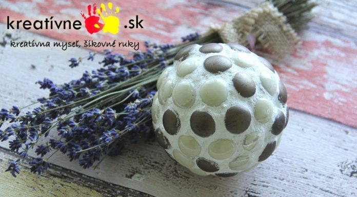 Jednoduchý návod ako na milú dekoráciu – tutorial DIY