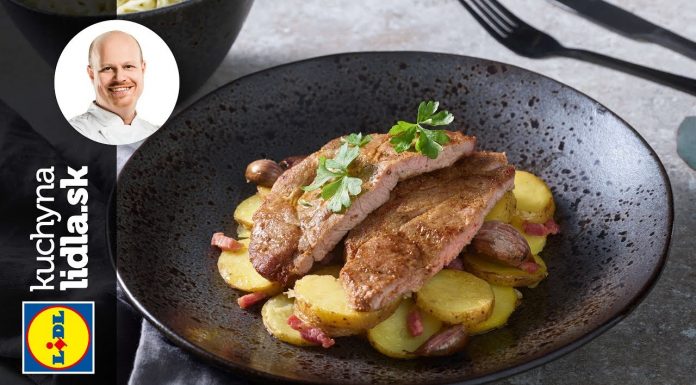 Kapustový šalát s grilovanou krkovičkou