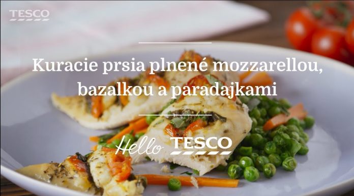 Kuracie prsia plnené mozzarellou, bazalkou a paradajkami