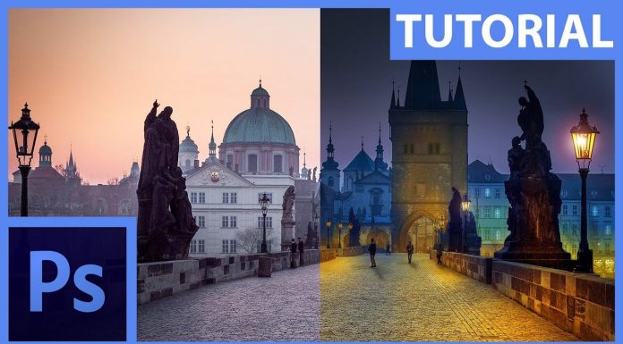 Ako urobiť z dennej fotografie nočné foto – Photoshop CZ tutoriál