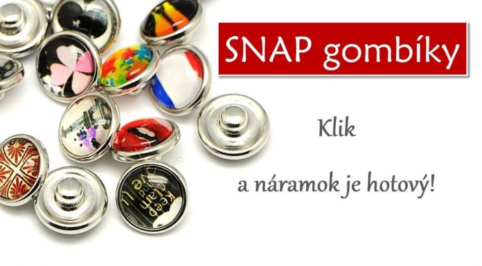 Snap gombíky – vždy iný náramok