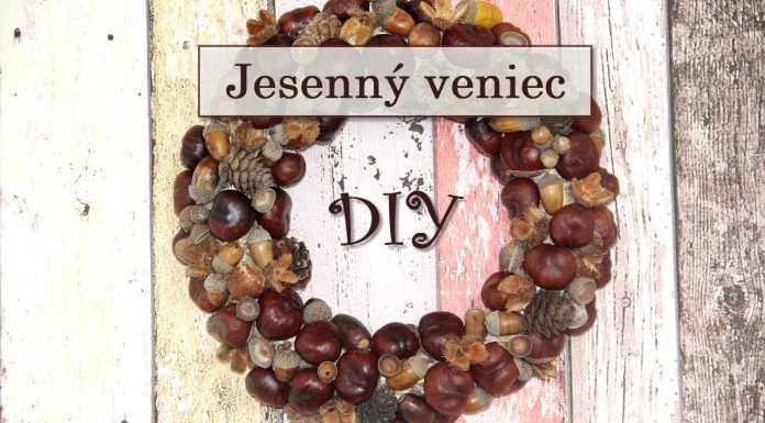 Návod na jesenný veniec z gaštanov / DIY fall wreath