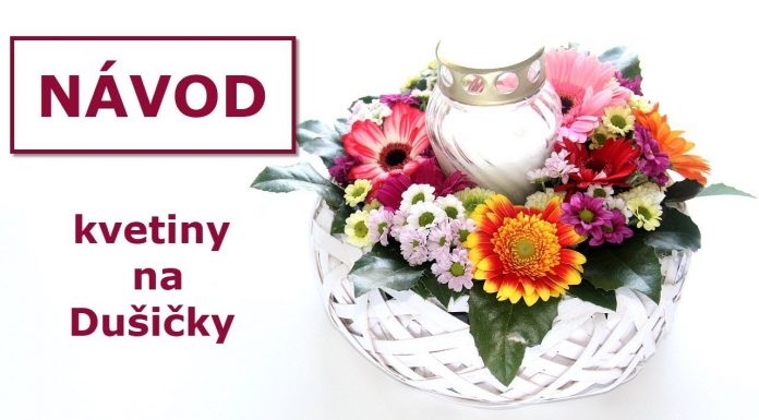 Kvetinová dekorácia na Dušičky – DIY návod