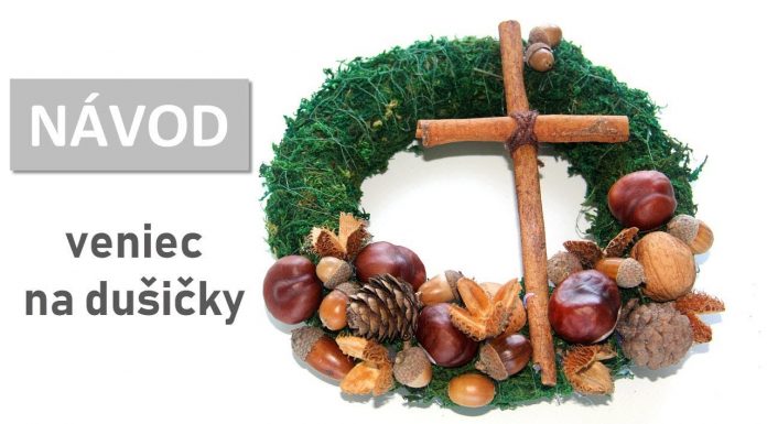 Jednoduchý návod na veniec na Dušičky